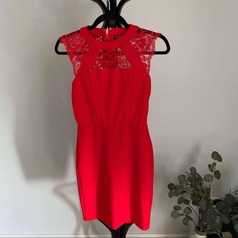 EXPRESS red dress